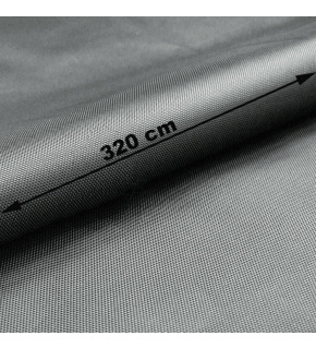 Wodoodporna tkanina Oxford Teflon, szerokość 320 cm, kolor Szary