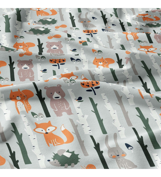 Bavlněné látky, metráž. Zvířata na Šedém