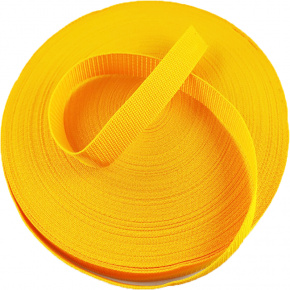 Pas polipropylenowy 25 mm - żółty