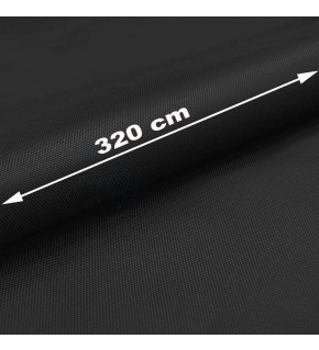 Wodoodporna tkanina Oxford Teflon, szerokość 320 cm, kolor Czarny