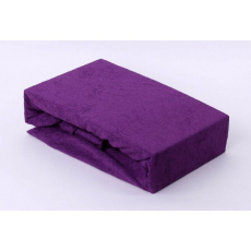 Prześcieradło frotte EXCLUSIVE z gumką 180x200 - Fioletowy Prześcieradło frotte EXCLUSIVE z gumką 180x200 - Fioletowy