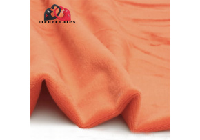 Minky jednokolorowe kolor Nektarynka