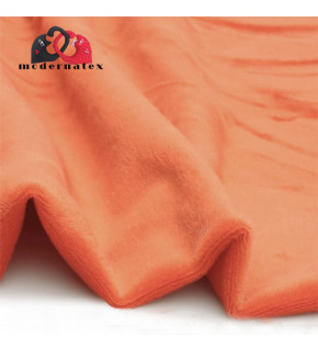 Minky jednokolorowe kolor Nektarynka