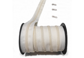 Zamek spiralny Ecru 5 mm, metraż