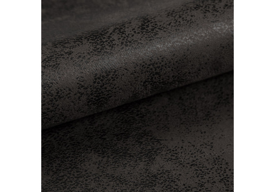 Ekoskóra Madagaskar Czarna, tkanina obiciowa, na metry