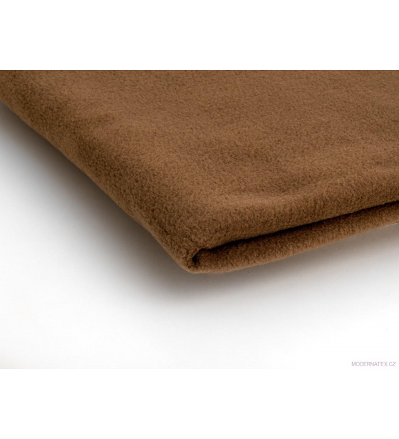 Látka Micro fleece barva toffi 32