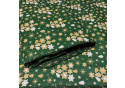 Tissus en coton de Noël au mètre, motif Étoiles de Noël vert, 160 cm