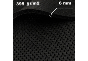 Siatka dystansowa 395 gr/m2(Tkanina 3D) kolor Czarny - 6mm