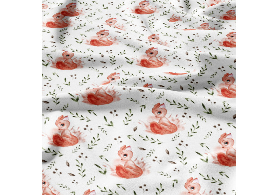 Tkanina bawełniana wzór Wiewiórka