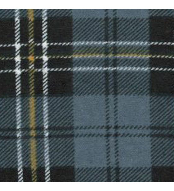 Bavlněná flanelová látka vzor kostka šedá 8x8 cm 