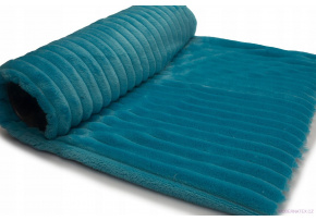 Minky paski kolor Turkusowy Minky paski kolor Turkusowy