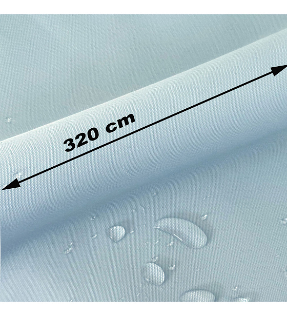 Wodoodporna tkanina Oxford Teflon, szerokość 320 cm, kolor jasnoniebieski