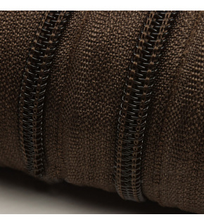 Zamek spiralny Brązowy 8 mm, metraż