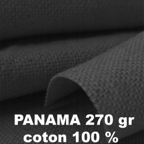 Tkanina bawełniana PANAMA 270 gr/m2, kolor Grafitowy