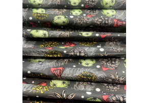 Świąteczna tkanina bawełniana wzór 22 kolor grafitowy Świąteczna tkanina bawełniana wzór 22 kolor grafitowy