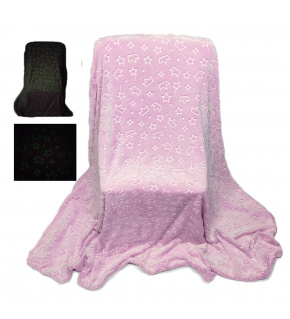 Koc świetlisty wzór Korony 150x200cm