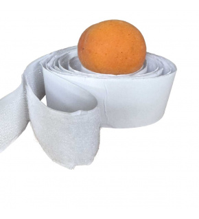 Taśma rzep z klejem (komplet) - Biała 50 cm, szerokość 20 mm