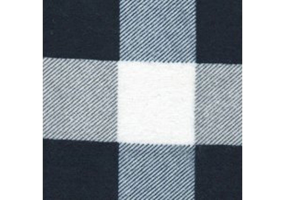 Bavlněná flanelová látka vzor kostka černá  4x4 cm 