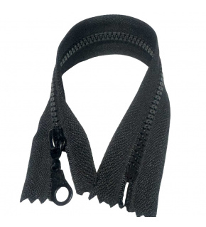 Zamek kostka 5 mm 25 cm Nierozdzielczy Czarny