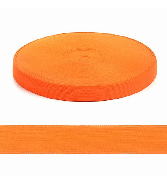 Lemovací proužek  PES 20 mm  barva neo pomerančová