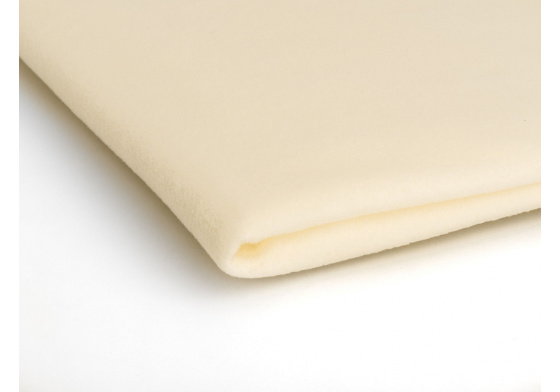 Tkanina Microfleece kolor Ecru