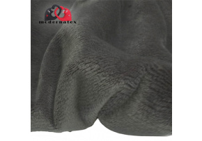 Minky jednokolorowe kolor Grafitowy