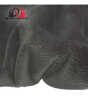 Minky jednokolorowe kolor Grafitowy