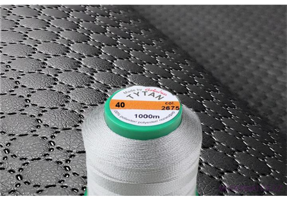 Šicí nitě TYTAN 40 1000 m sv. šedé barva 2675