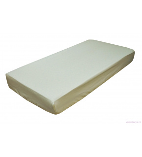 Prześcieradło bawełniane z gumką 60x120cm kolor Ecru