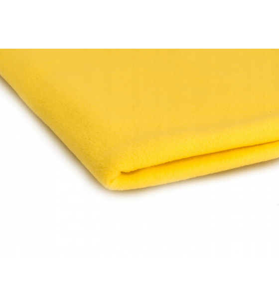 Tkanina Microfleece kolor Żółty