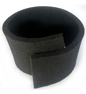 Filc techniczny 20 mm kolor Czarny, szerokość 100 cm