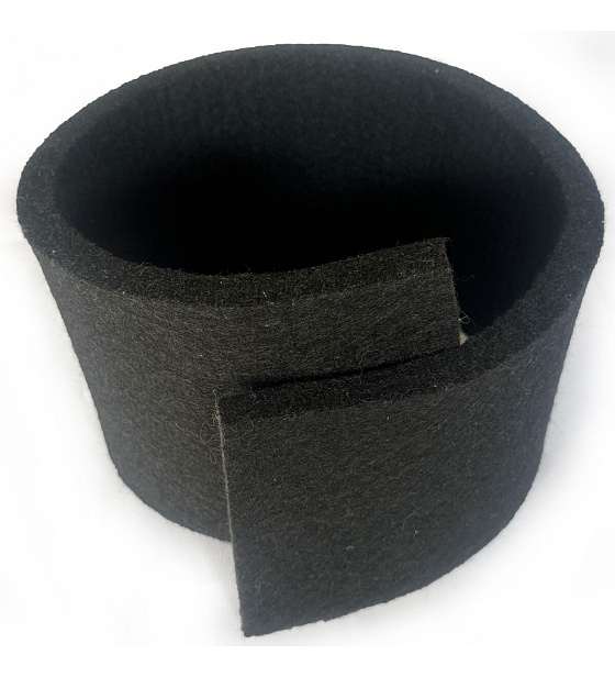Filc techniczny 20 mm kolor Czarny, szerokość 100 cm