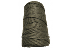 Sznurek Szpagat Bawełniany 2mm - 100g (40m) kolor Khaki Sznurek Szpagat Bawełniany 2mm - 100g (40m) kolor Khaki