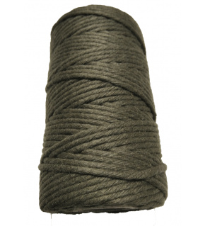 Sznurek Szpagat Bawełniany 2mm - 100g (40m) kolor Khaki Sznurek Szpagat Bawełniany 2mm - 100g (40m) kolor Khaki