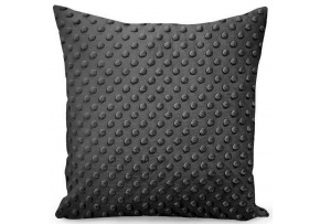 Poszewka pluszowa Minky 40x40 cm, kolor Grafitowy