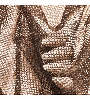 Elastyczna siatka poliestrowa Szaro-brązowa, oczka 2x2 mm - DZ-008-134