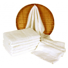 Kremowy ręcznik kąpielowy Frotte - 50x100 cm