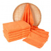 Pomarańczowy ręcznik kąpielowy Frotte - 50x100 cm