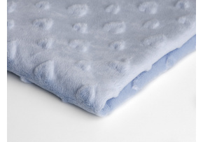 Minky serca kolor j.Niebieski