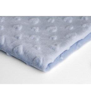 Minky serca kolor j.Niebieski