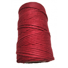 Sznurek Szpagat Bawełniany - 100g (40m) kolor Czerwony