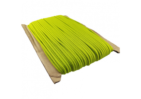 Okrągła kolorowa guma 3 mm, 50 m kolor Zielony Neo