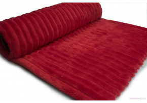 Minky paski kolor Czerwony Minky paski kolor Czerwony