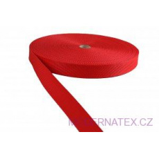 Pas polipropylenowy 25 mm - czerwony Pas polipropylenowy 25 mm - czerwony