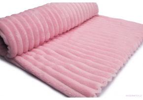 Minky paski kolor j.Różowy Minky paski kolor j.Różowy