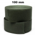 Taśma rzep (komplet) - Khaki 100 mm x 25 m