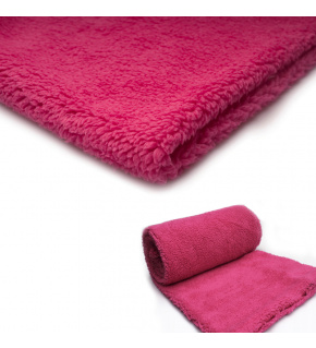 Minky Baranek kolor Fuksja