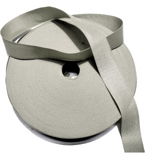 Lamówka poliestrowa 25mm kolor j.szary