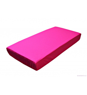 Prześcieradło bawełniane z gumką 60x120cm kolor Amarantowy