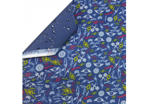 Tkanina wodoodporna KODURA wzór Ocean